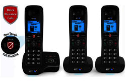 BT 6600 Cordless Telephone with Answer Machine - Triple